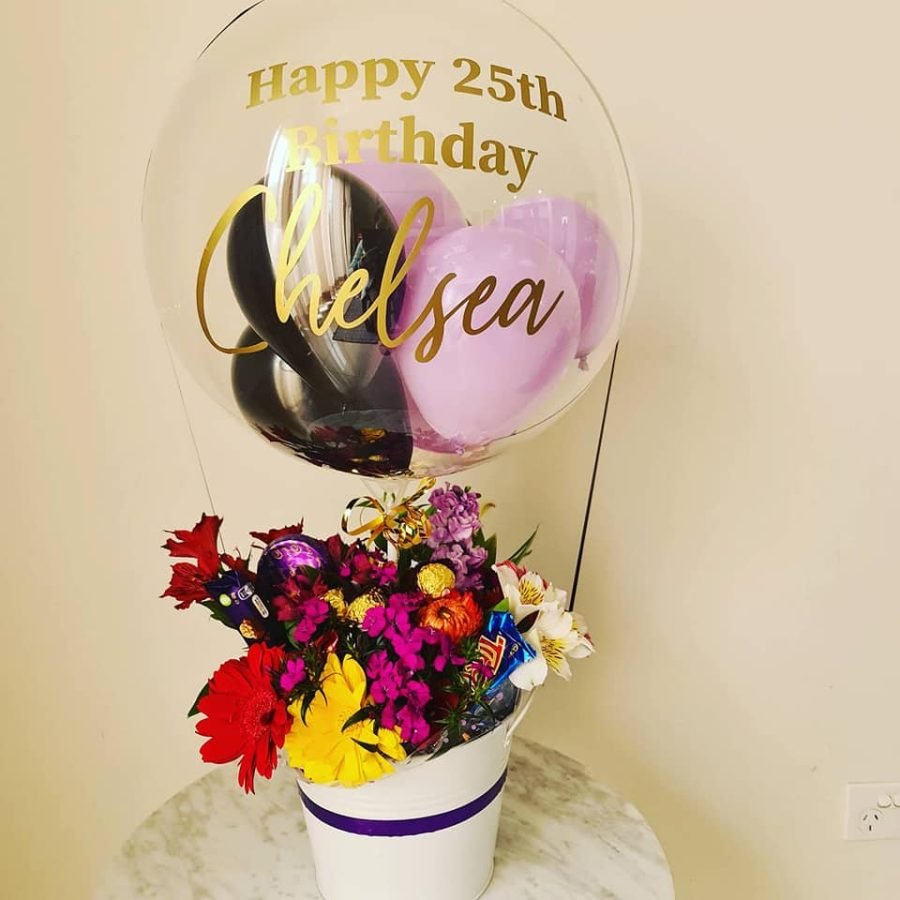 Fresh flower gift hamper