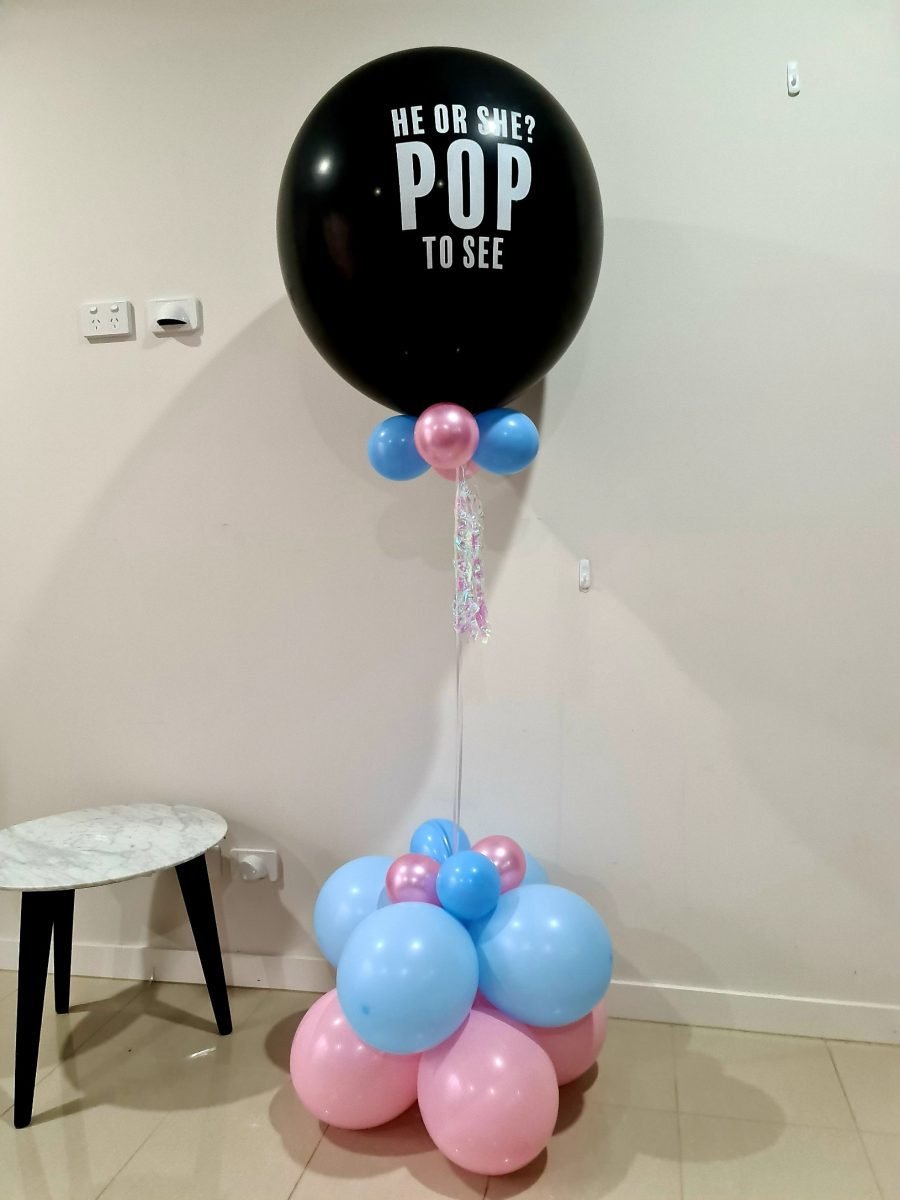 gender reveal balloon 90cm - Image 2