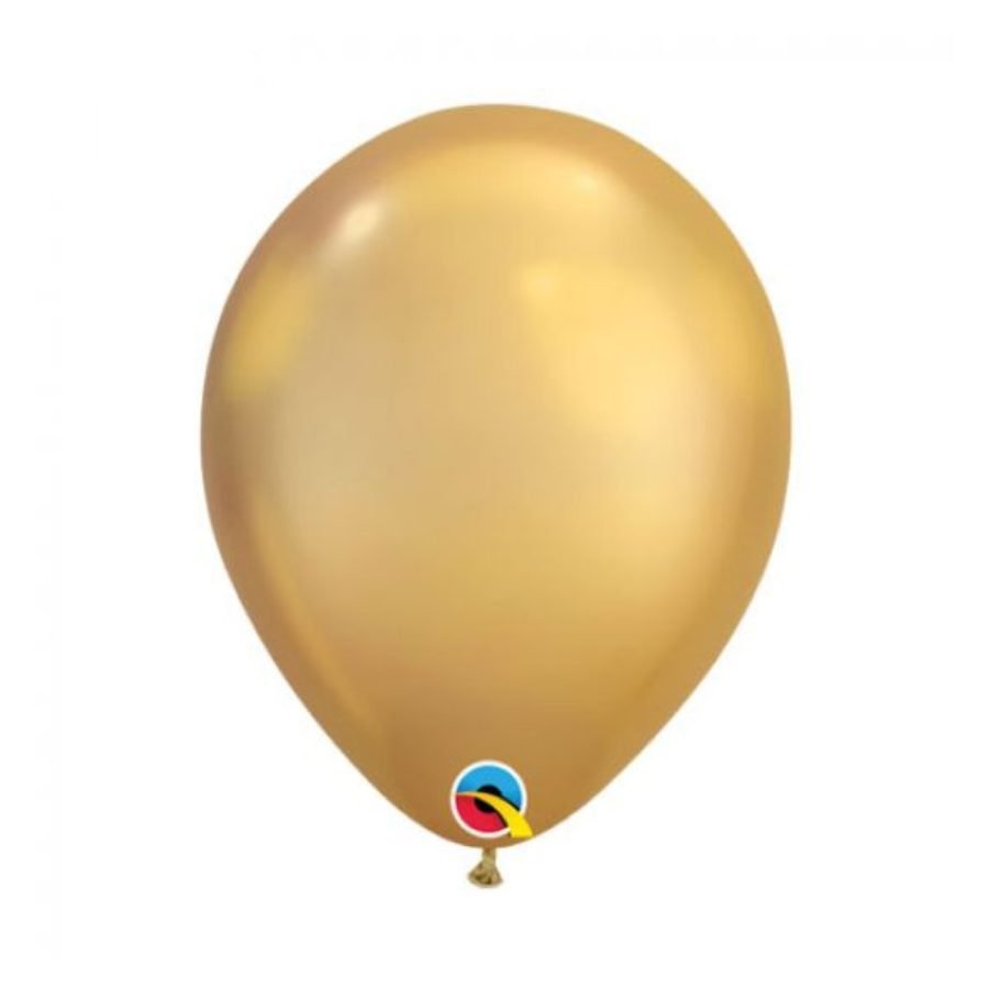 chrome balloon helium inflated