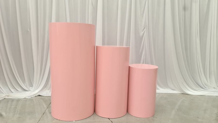 Pink plinth
