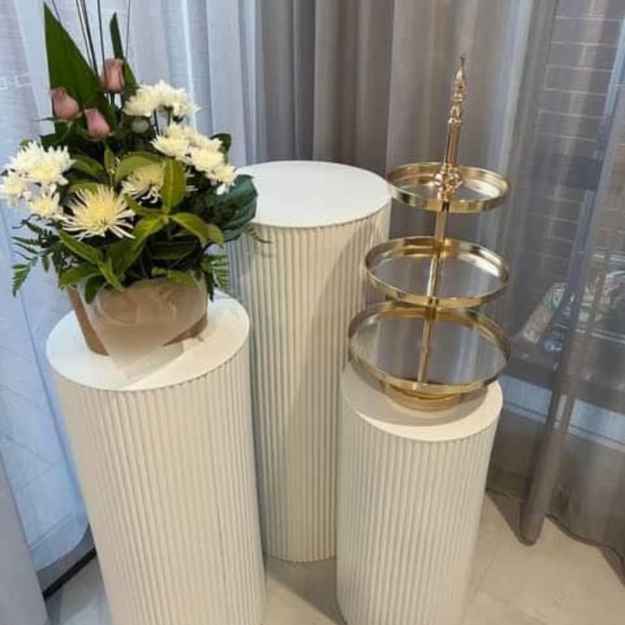 white Ripple plinth