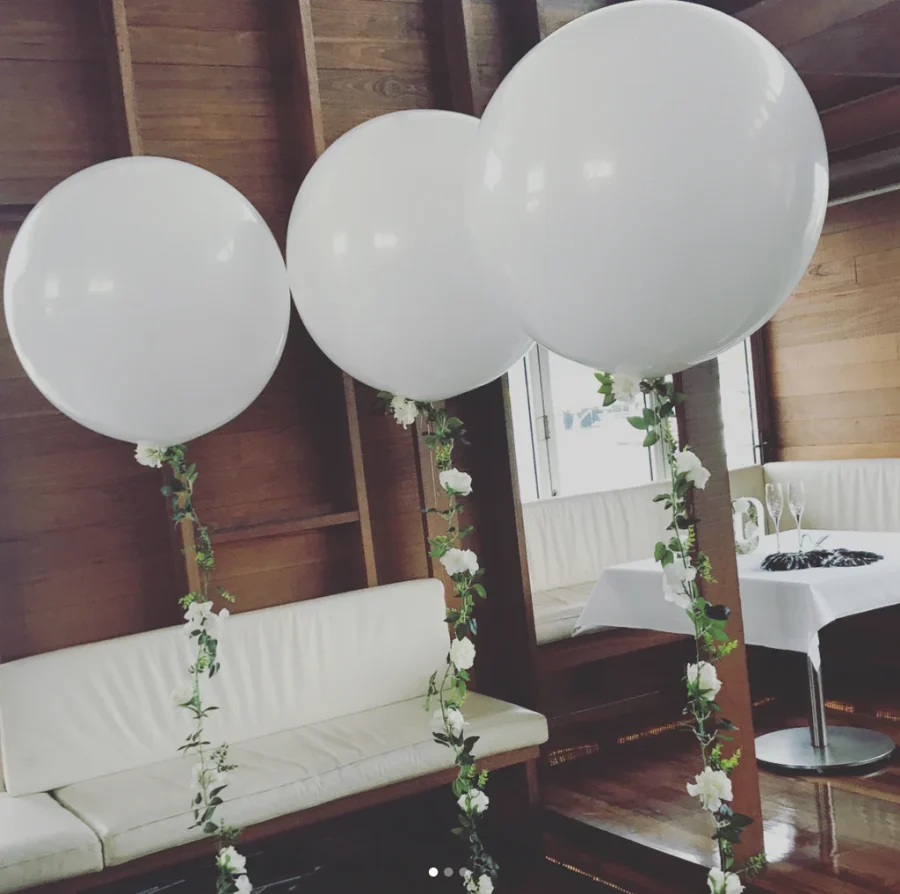 Giant Balloon With flower vine
