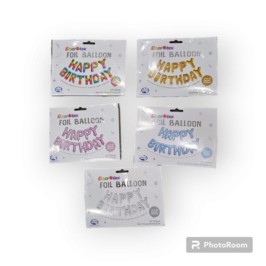 Happy BIRTHDAY FOIL AIR FILLED BALLOON
