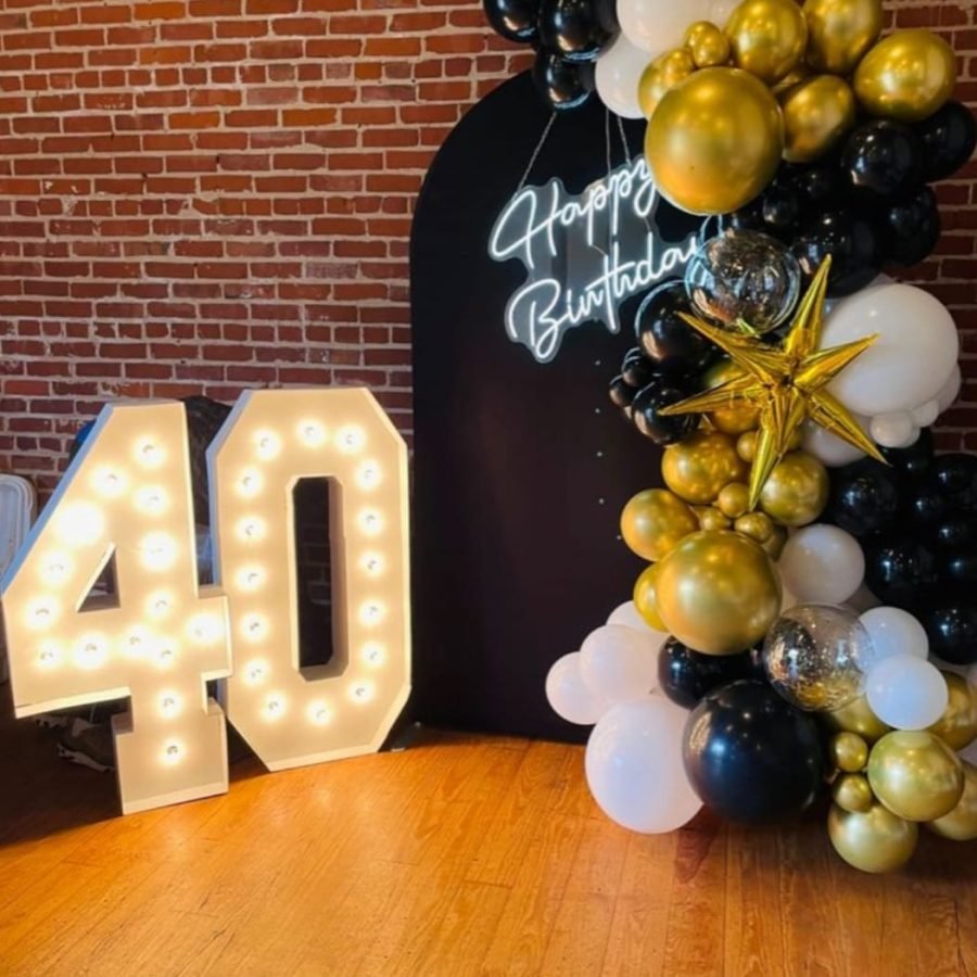 40th birthday decoration