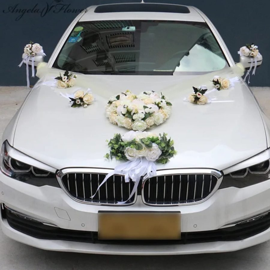 Wedding car decoration