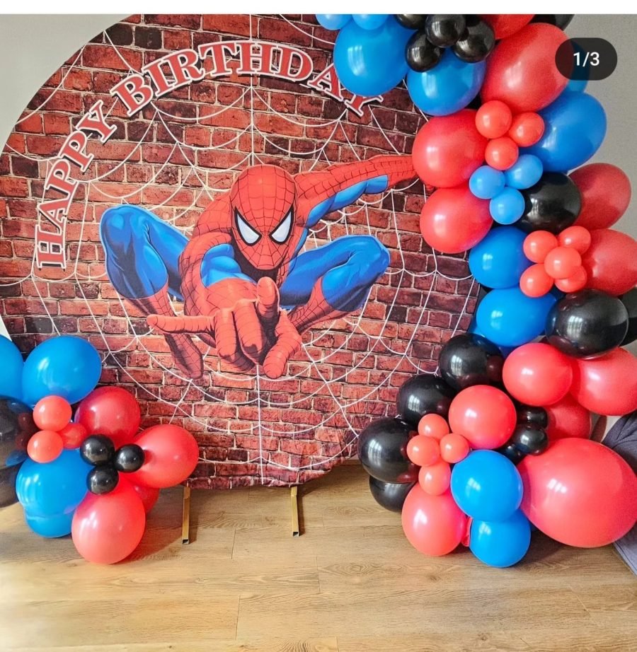 Spiderman backdrop for hire