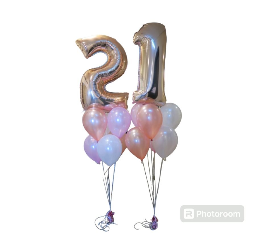 21st Birthday Balloon Bouquet