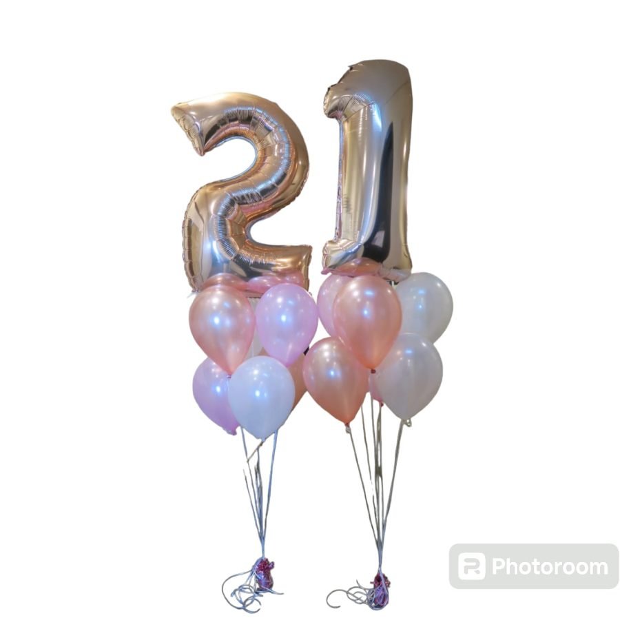 21st Birthday Balloon Bouquet