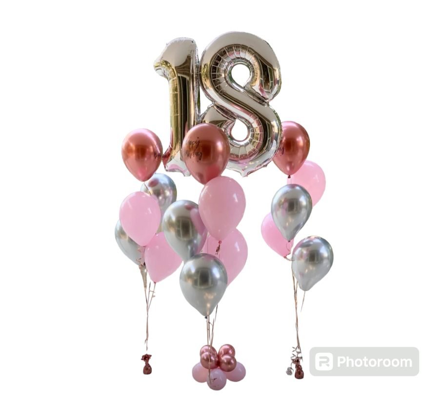 18th Birthday Balloon Bouquet