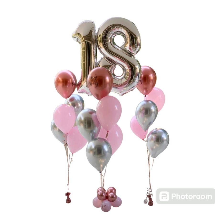 18th Birthday Balloon Bouquet