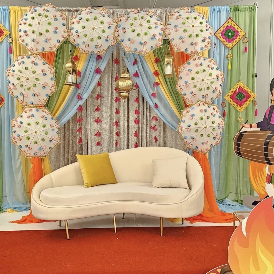 Lohri Decoration in Pastel