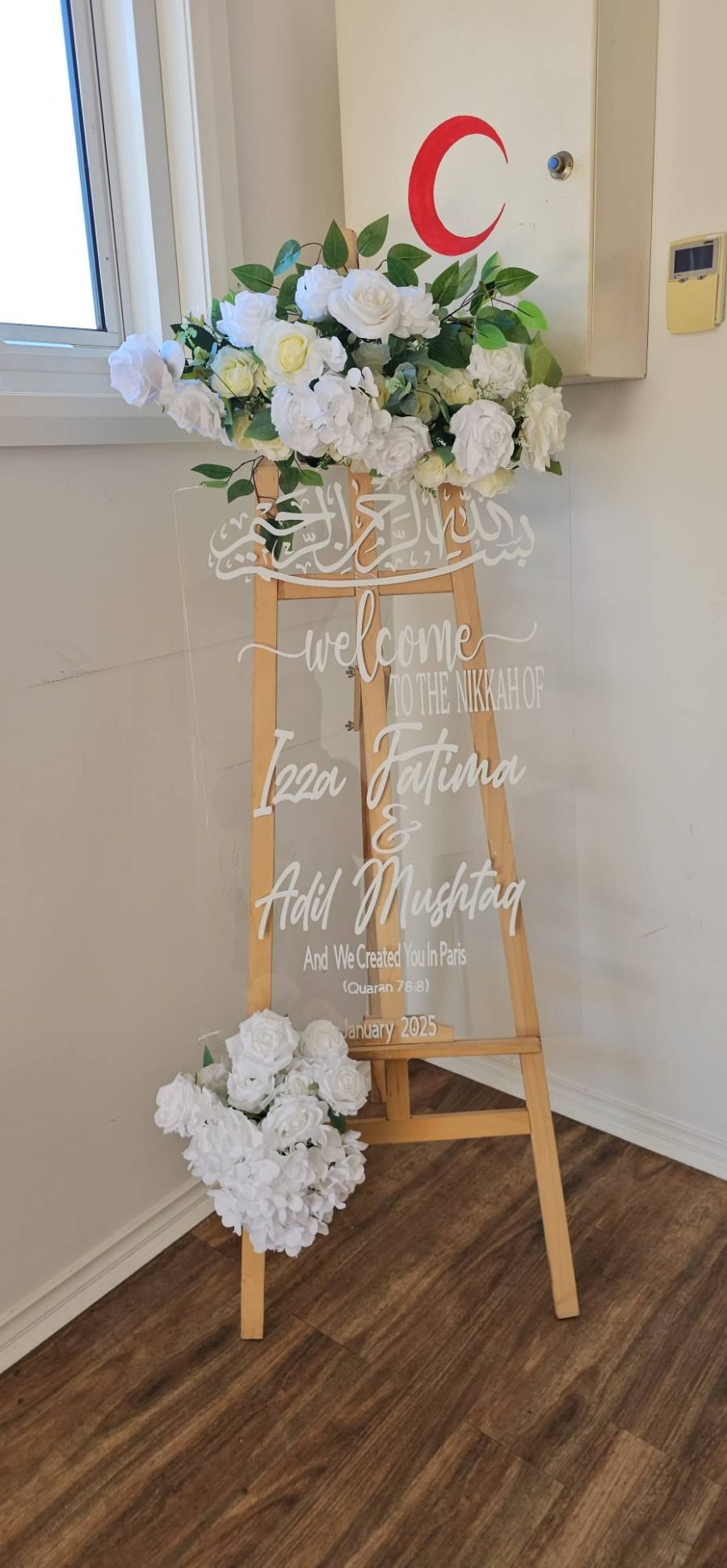 Personalised Welcome Sign