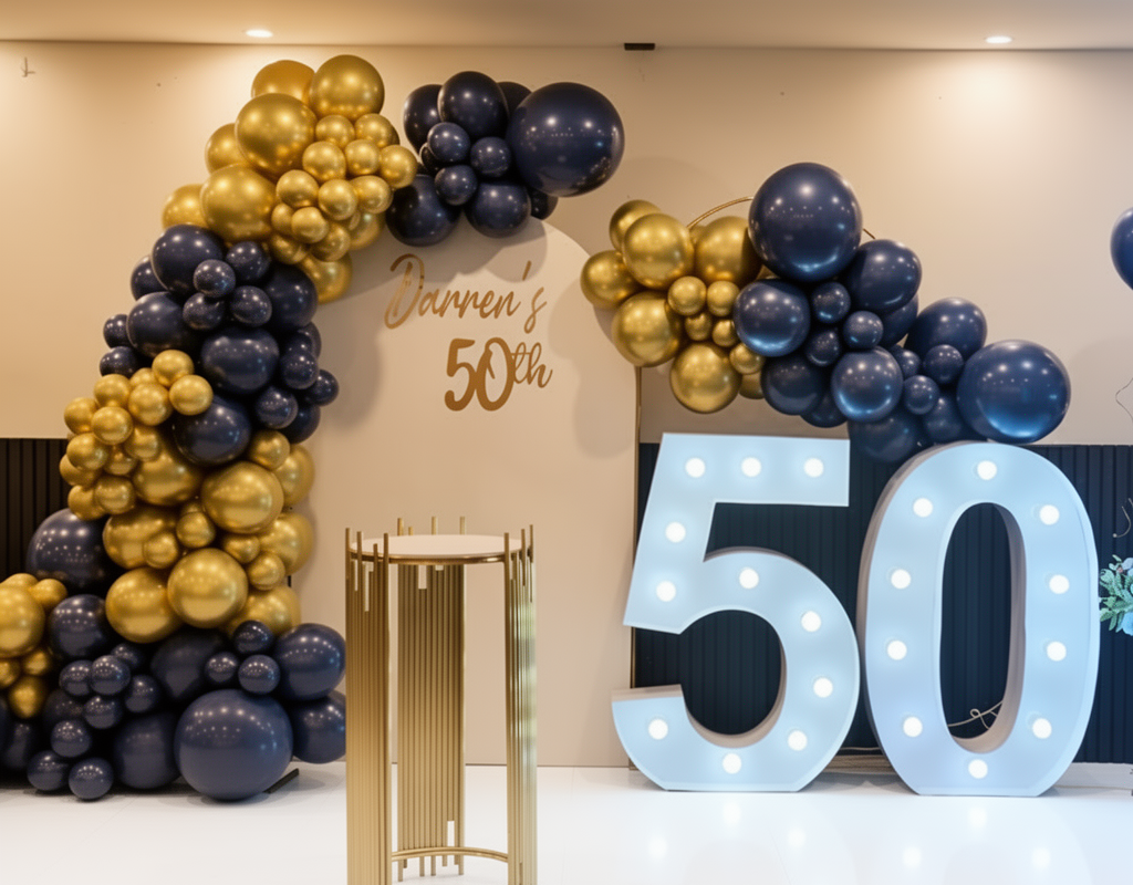 5oth birthday decoration near me