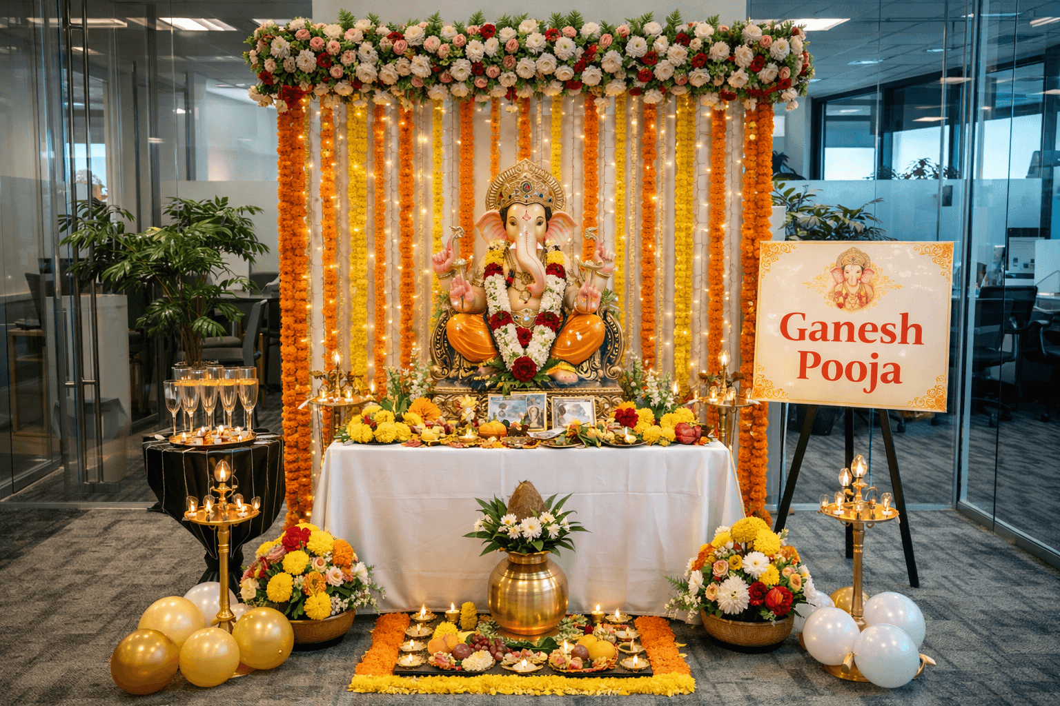ganesh-pooja-arrangements-jkdeco-melbourne
