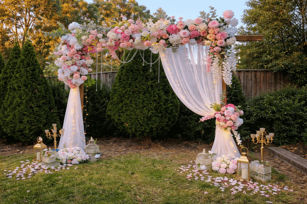 wedding arbour for hire Melbourne