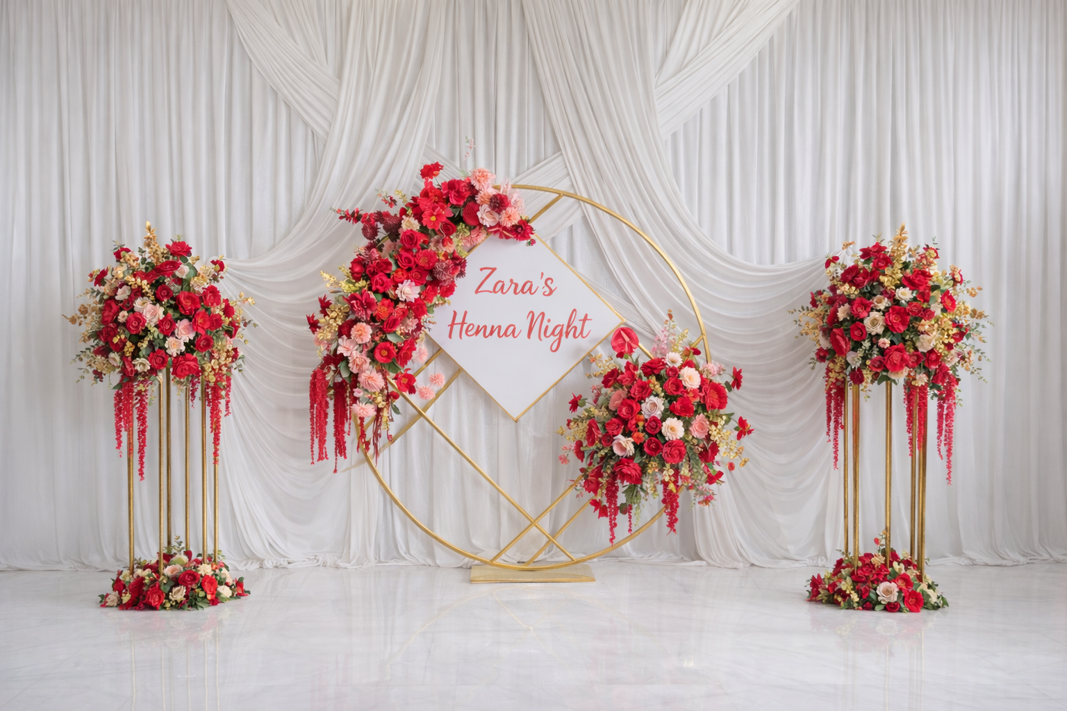 house wedding heena night decoration