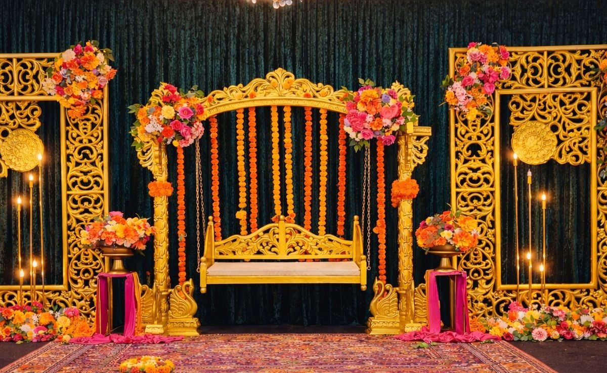Mehndi decoration