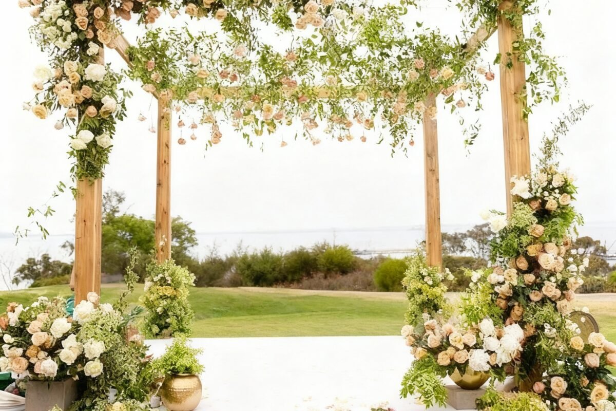 garden wedding decoration in melbourne