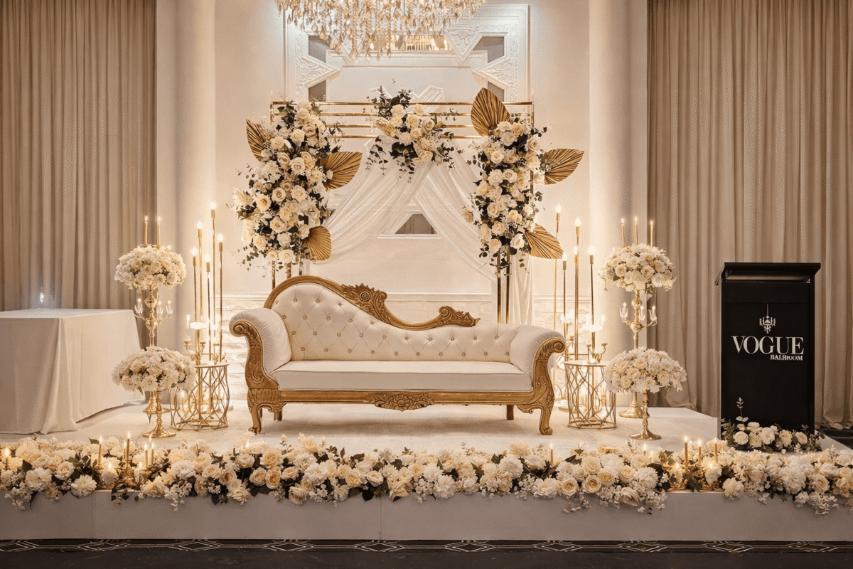 elegant engagement decoration in Melbourne